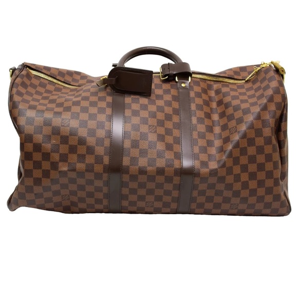 Louis Vuitton Damier Ebene 55 Bandouliere Weekender - Picture 1 of 7